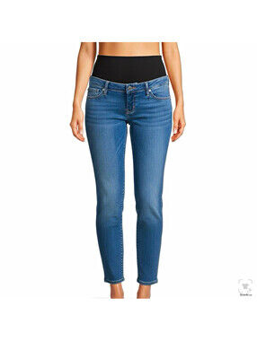 GAP Maternity Jeans Womens Skinny low  Rise Stretch Denim Blue Medium Wash